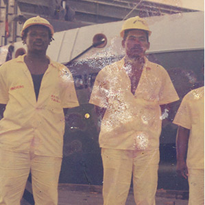 Trabajadores del muelle